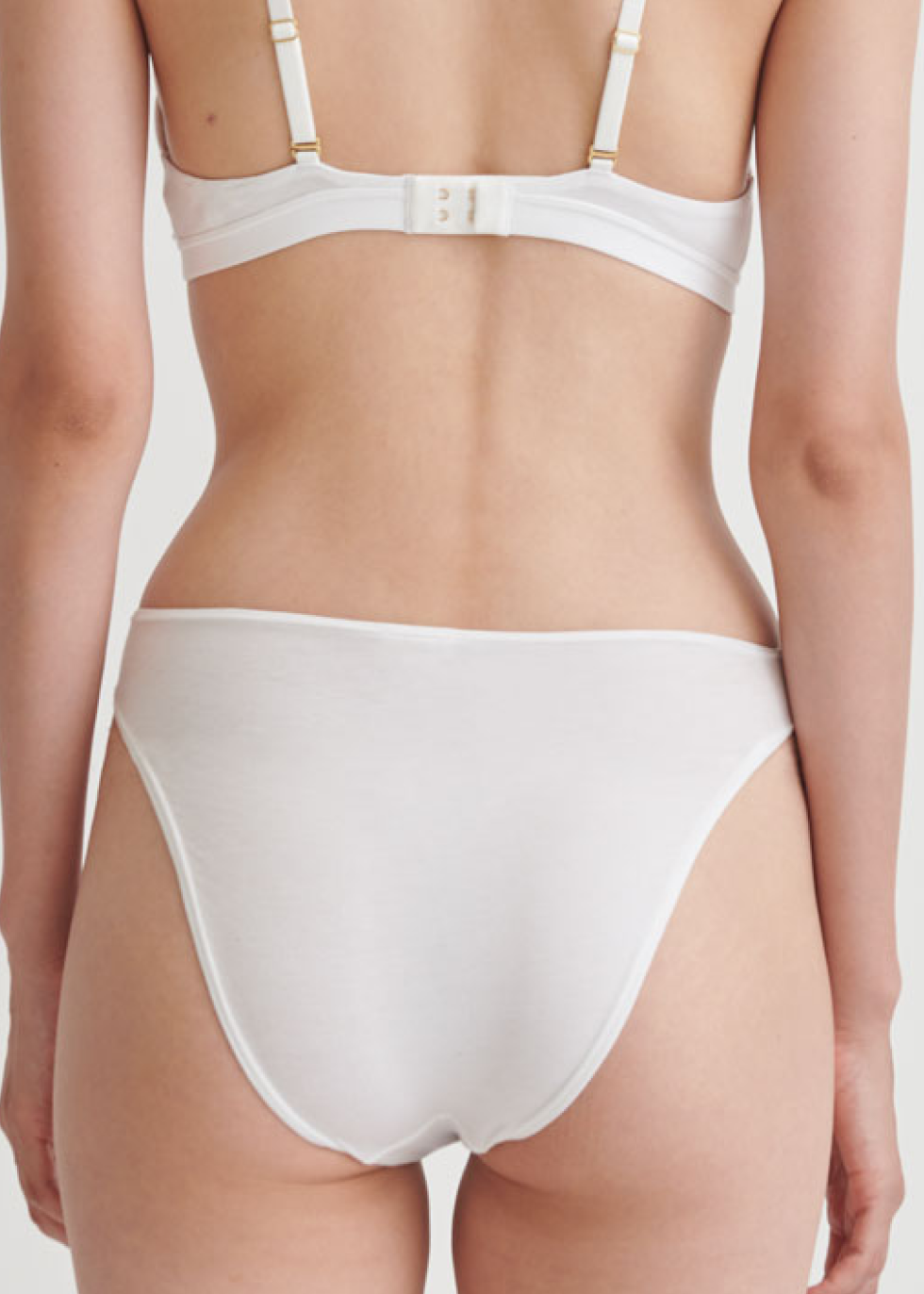 Galen High Leg Brief|White