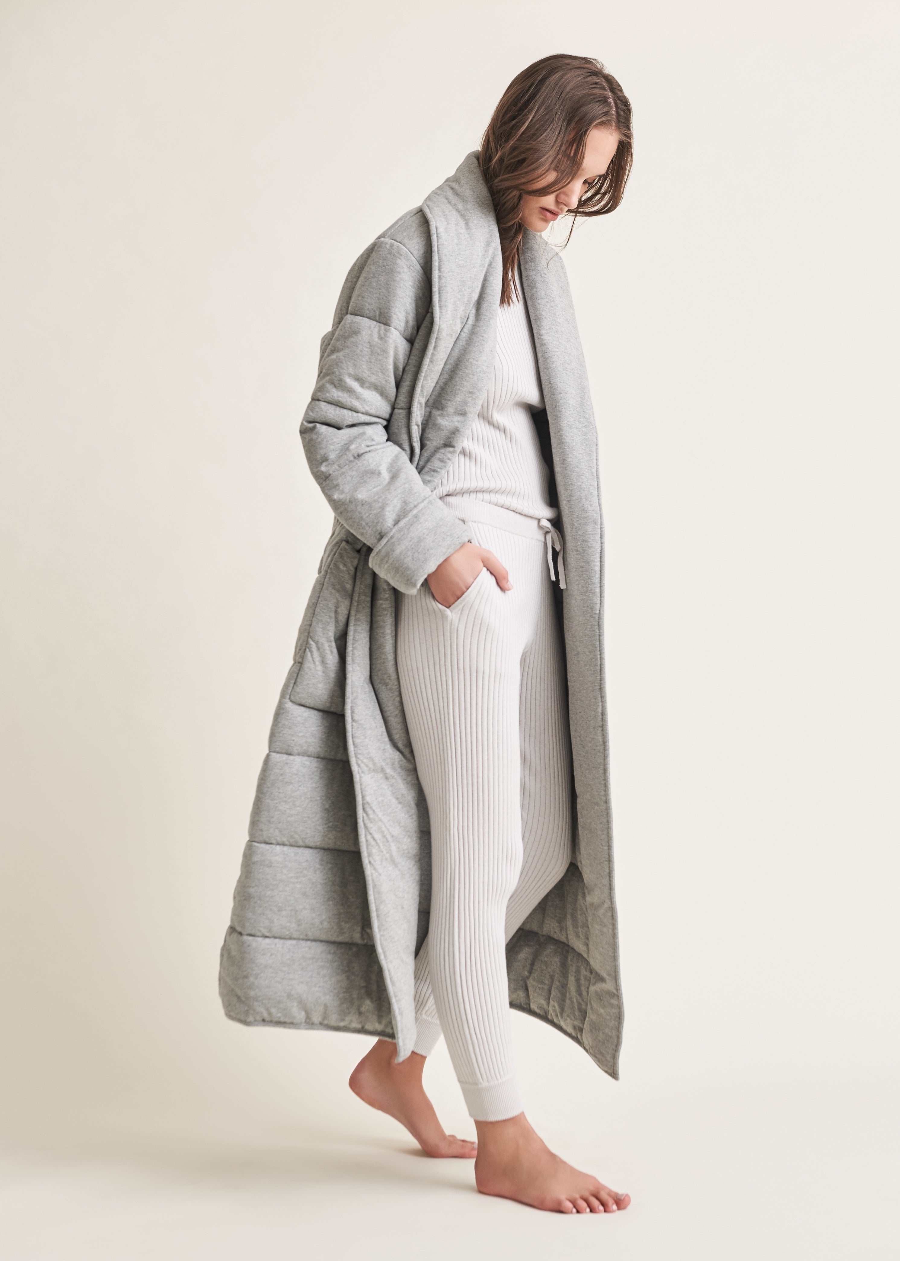 Sierra Robe|Heather Grey