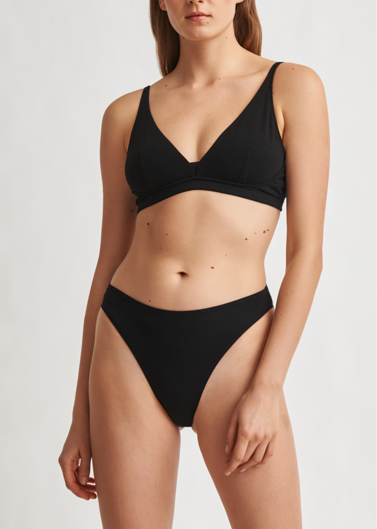 Galen High Leg Brief|Black